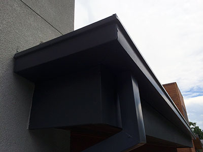 modern box gutters
